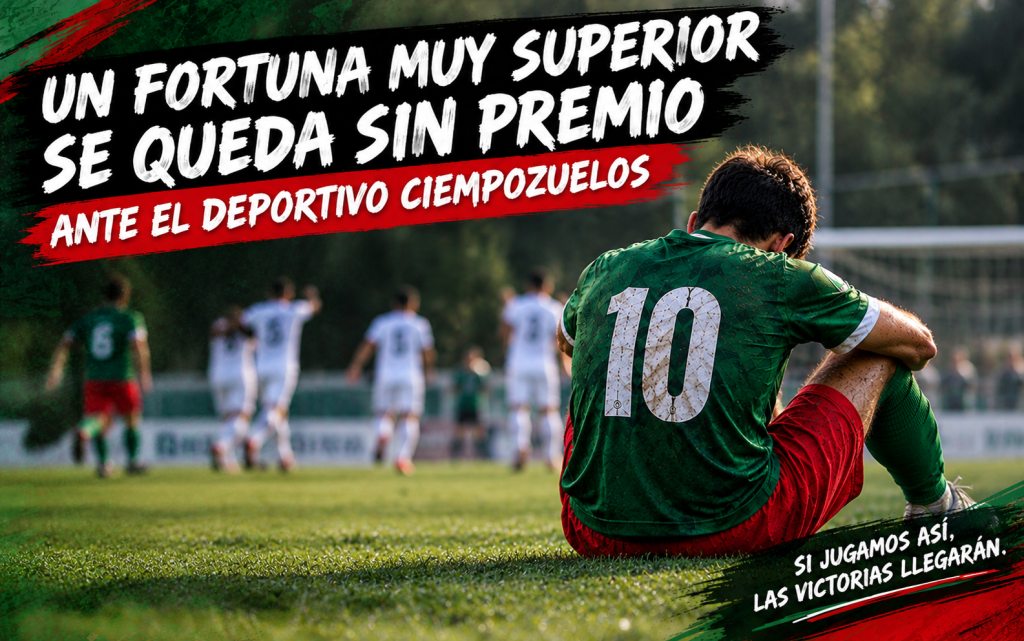 CRÓNICA PRIMER EQUIPO| CD FORTUNA 1 – 2 DEPORTIVO CIEMPOZUELOS